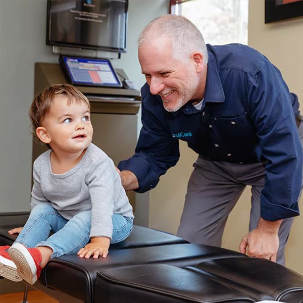 Chiropractor Victoria BC Brad Gage and Toddler